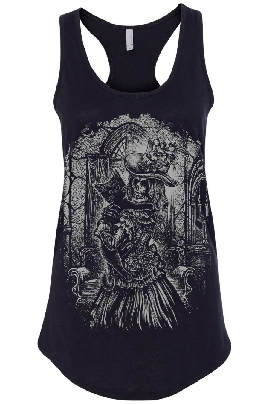 Victorian-cat-lady-womens-racerback-tank-top.jpg Victorian Cat Lady T-shirt