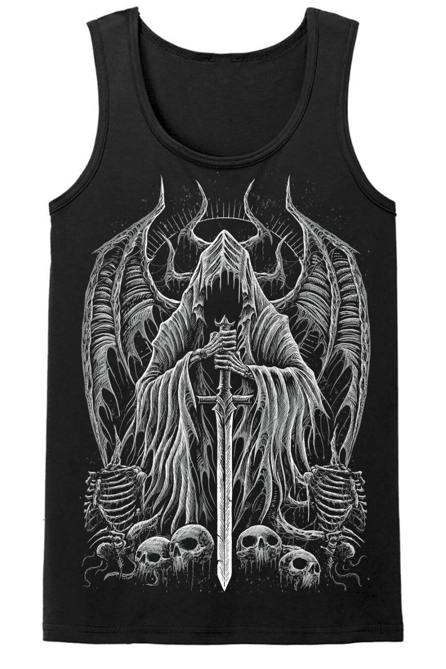 angel-of-death-t-shirt-gray-graphic-t-shirt-119829.jpg Angel of Death T-shirt