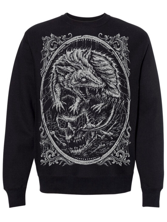 angry-possum-sweatshirt.jpg Screaming Opossum Sweatshirt