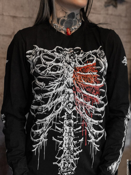 anti-valentines-day-shirt.jpg Bleeding Heart Skeleton T-shirt