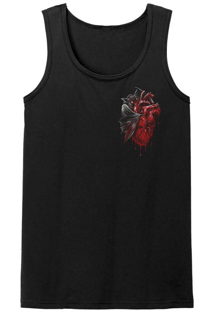 bat-bite-mens-tank-top-front.jpg Bat Bite T-shirt