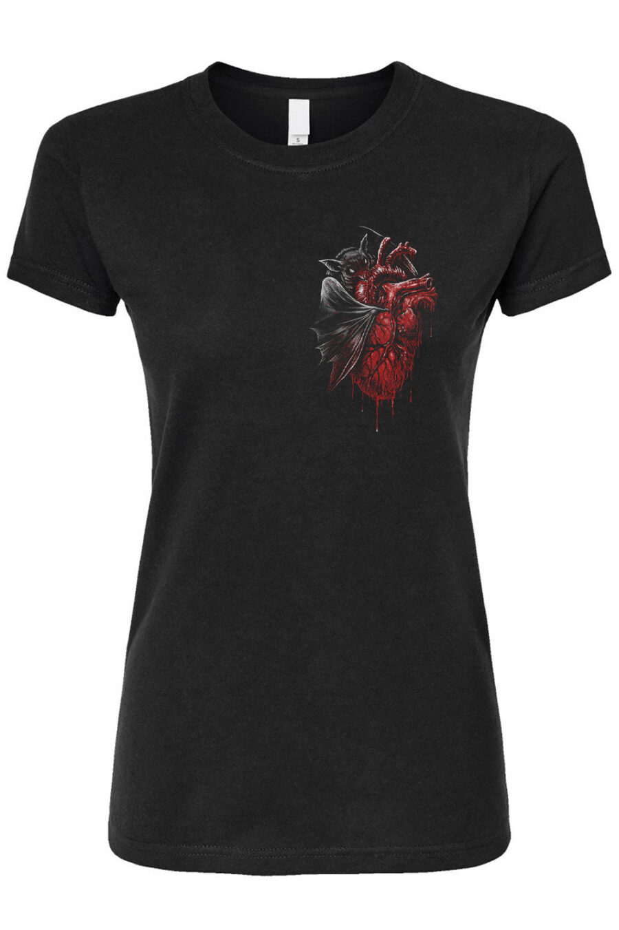 bat-bite-womens-tshirt.jpg Bat Bite T-shirt