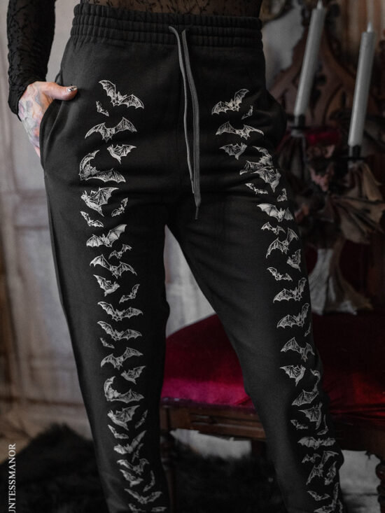 bat-sweatpants-for-women.jpg Vintage Bat Joggers