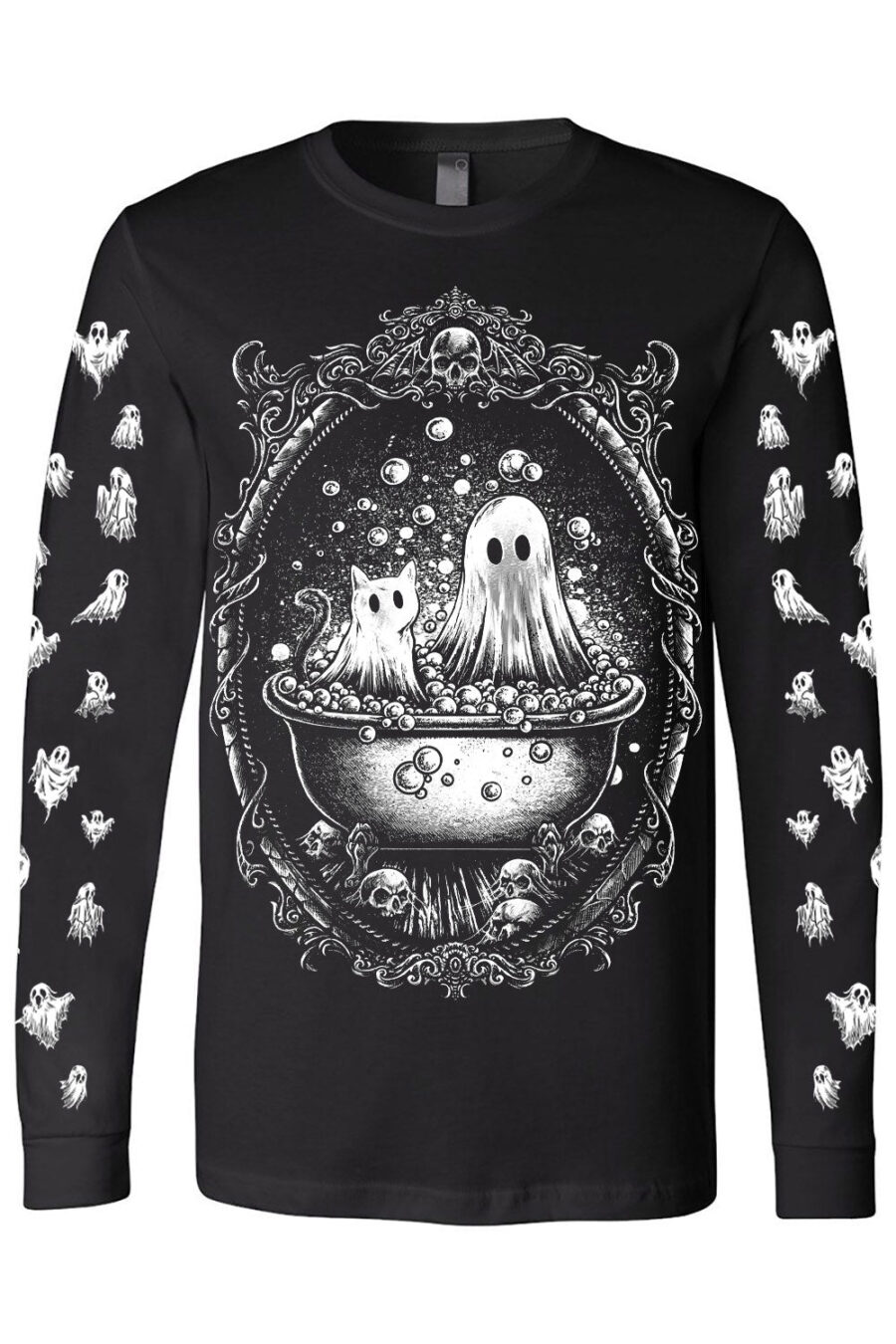 bathtub-ghost-longsleeve_tshirt-ghost-sleeves.jpg Bath Buddies T-shirt
