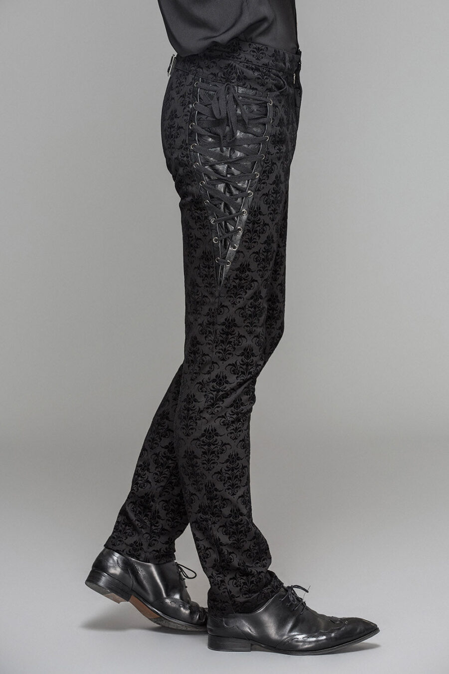 black-mens-vampire-pants.jpg Dark Shadows Lace-Up Pants