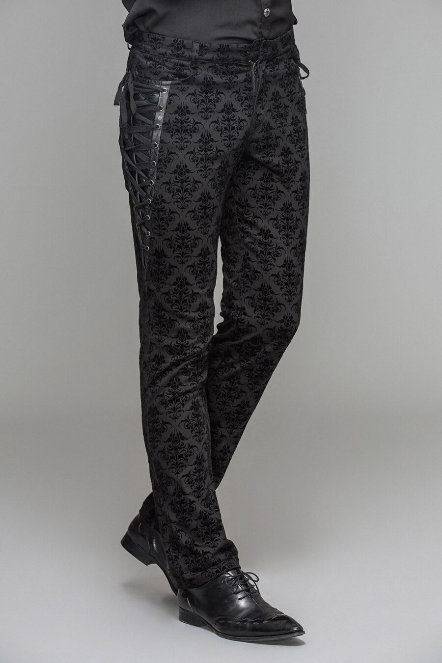 black-vampire-pants.jpg Dark Shadows Lace-Up Pants