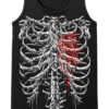 bloody-skeleton-mens-tanktop.jpg Bleeding Heart Skeleton T-shirt