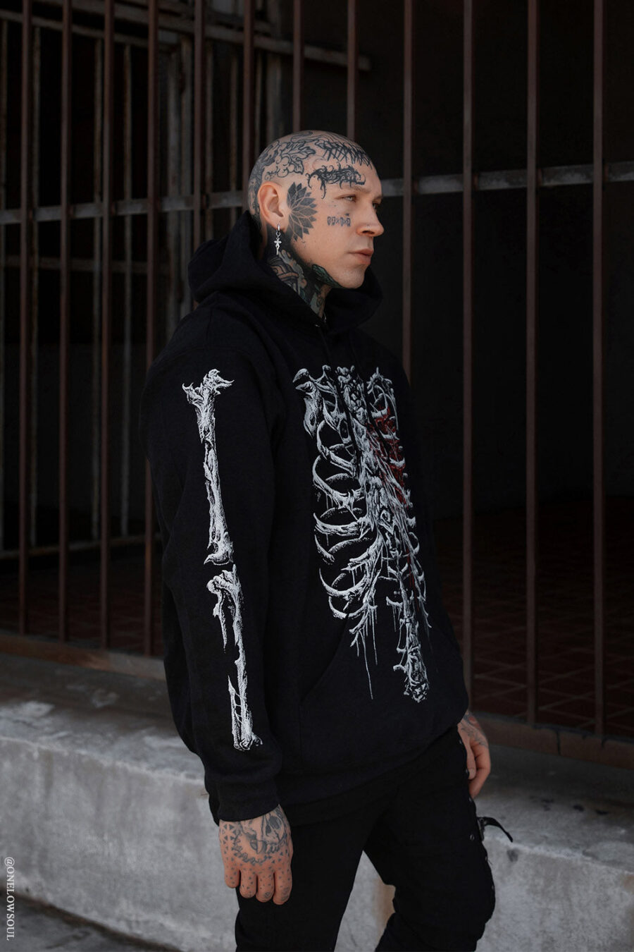 bone-hoodie-jacket.jpg Bleeding Heart Skeleton Hoodie