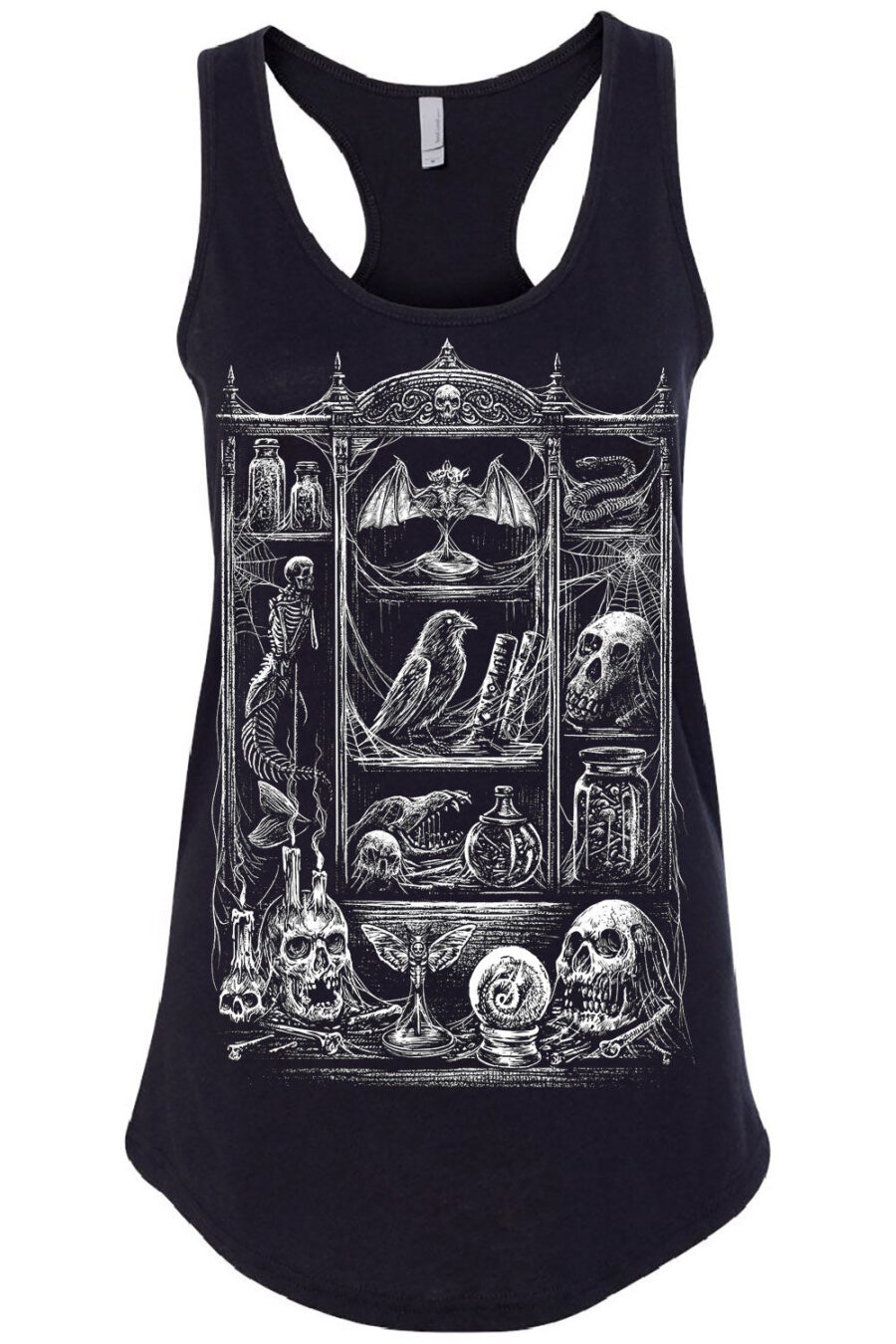 cabinet-of-curiosities-racerback_tank_black_front.jpg Cabinet of Curiosities T-shirt