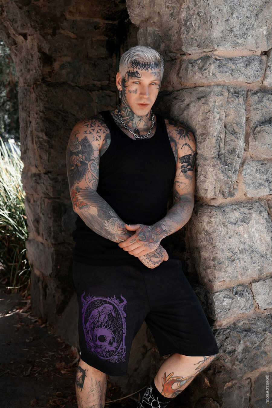 Death Raven Sweat Shorts [Unisex]