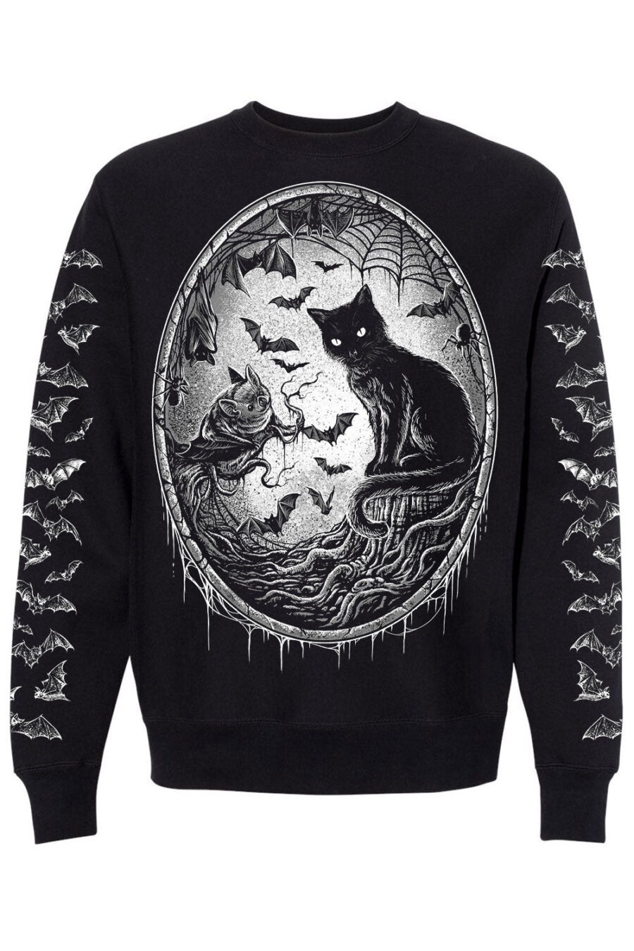 creatures-of-the-night-sweatshirt-bat-sleeves.jpg Nocturnal Creatures Sweatshirt