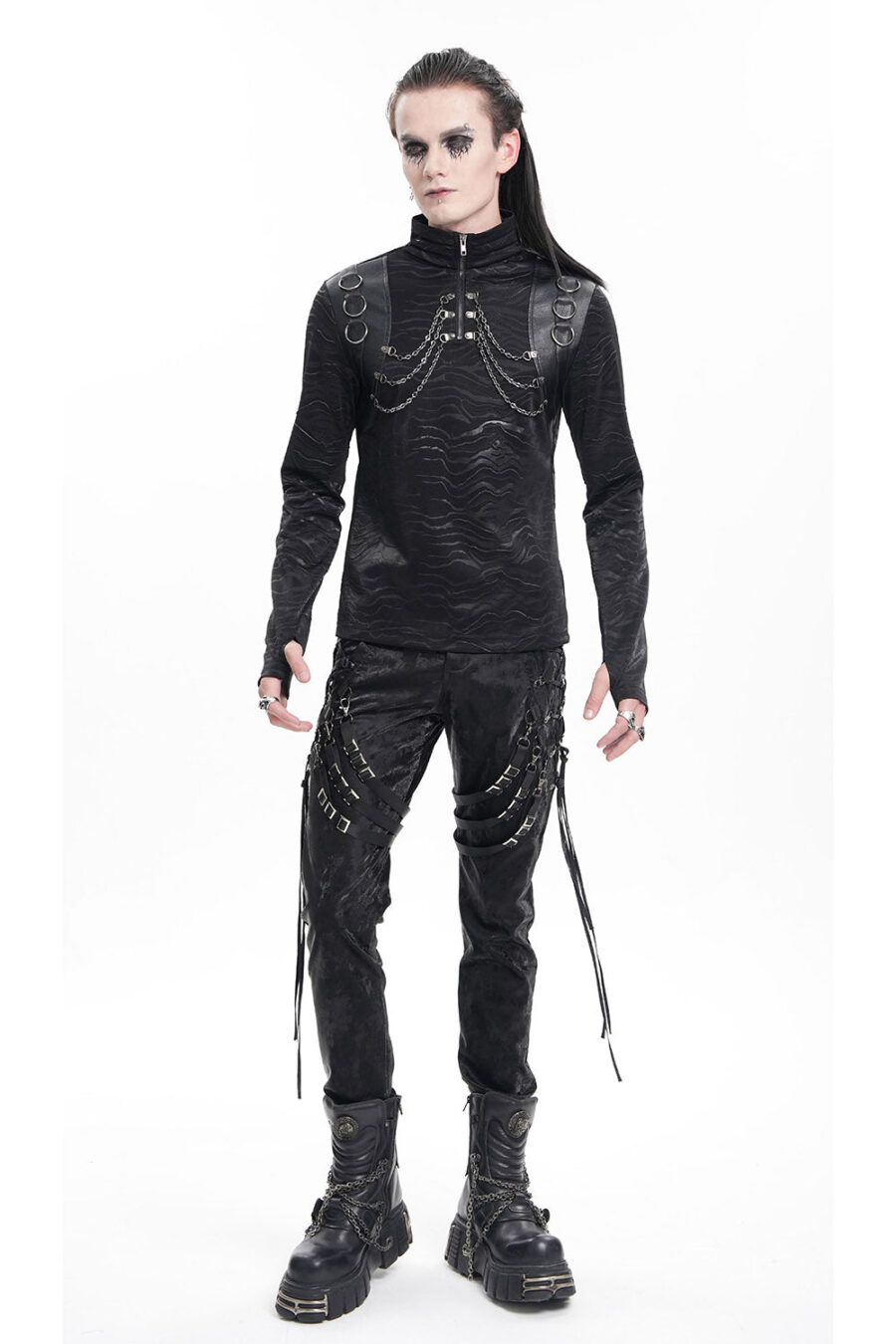 cybergoth-clothes_c40d722f-c3ba-4a51-8d8d-334d0c778d39.jpg Cyber Punk Turtleneck Top