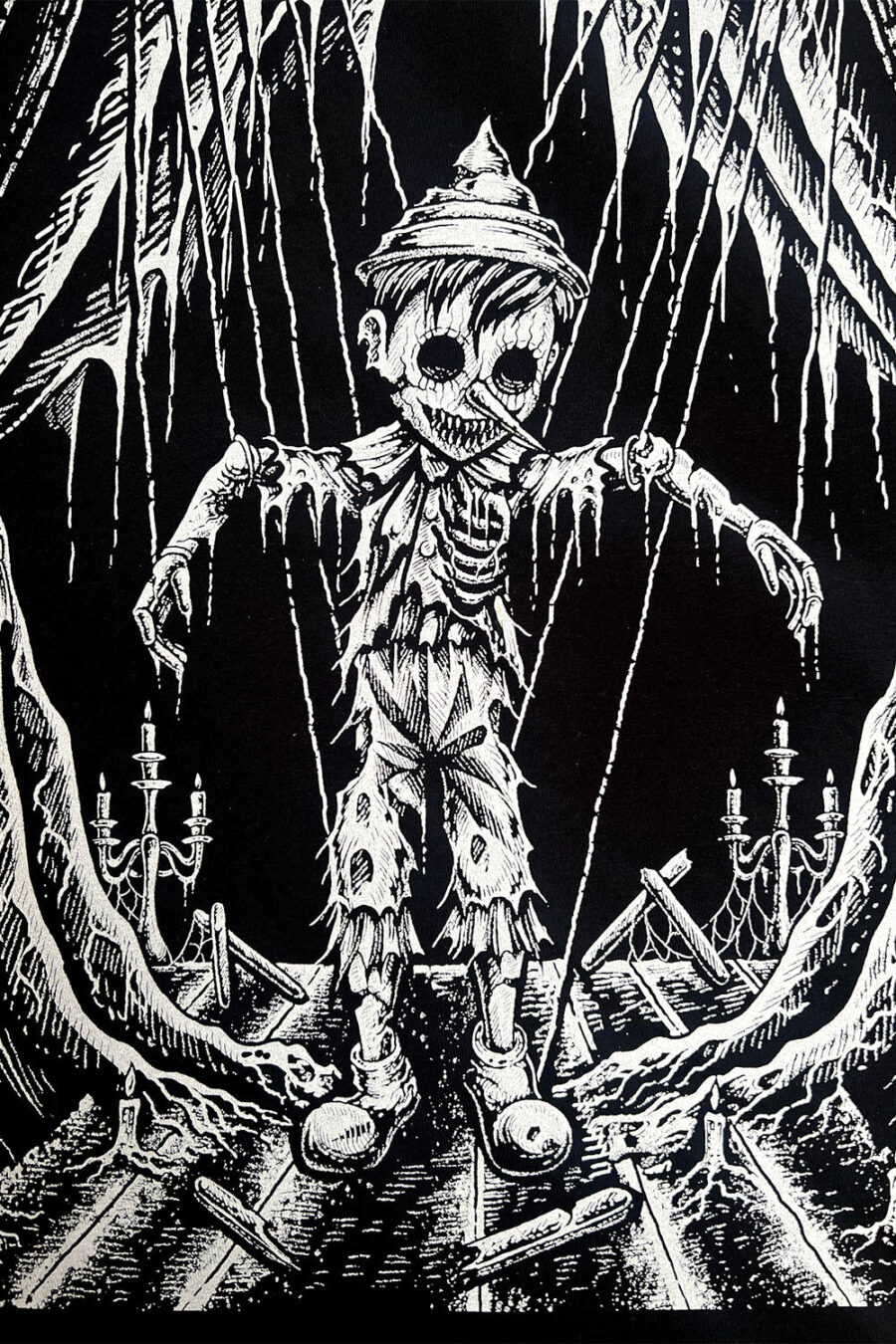dark-fairytale-shirt_cf5a3daa-e345-4c55-9c14-e7b10867c2cd.jpg Pinocchio | Bound by Strings Sweatshirt