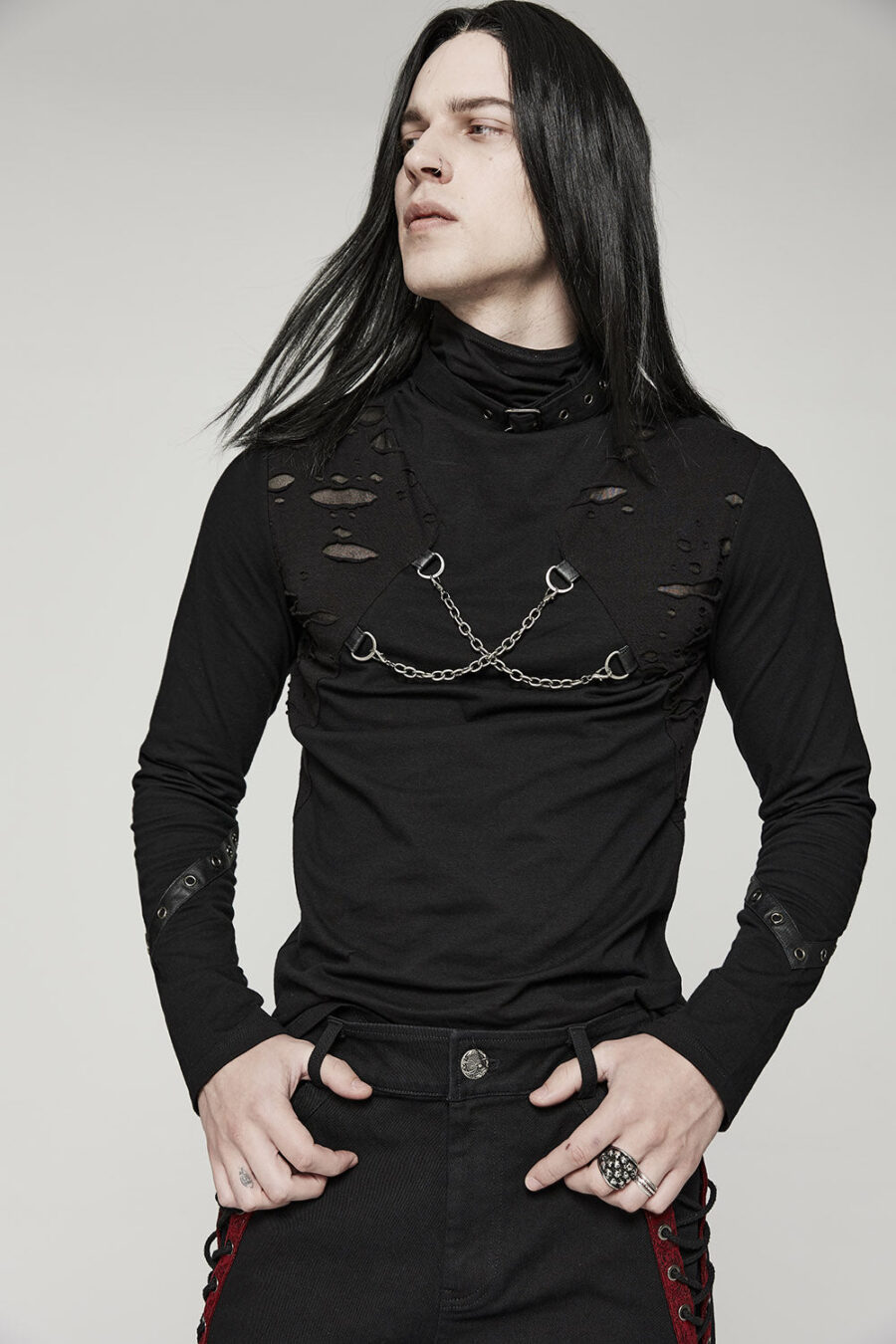 death-hunter-distressed-top-mens-tops-509688.jpg Death Hunter Distressed Top