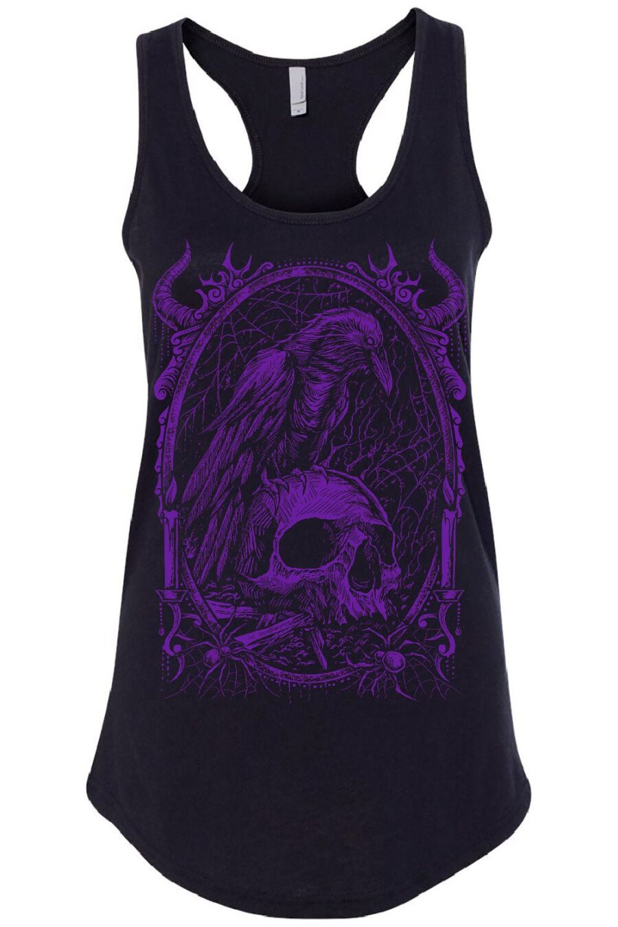 Death Raven T-shirt [PURPLE]