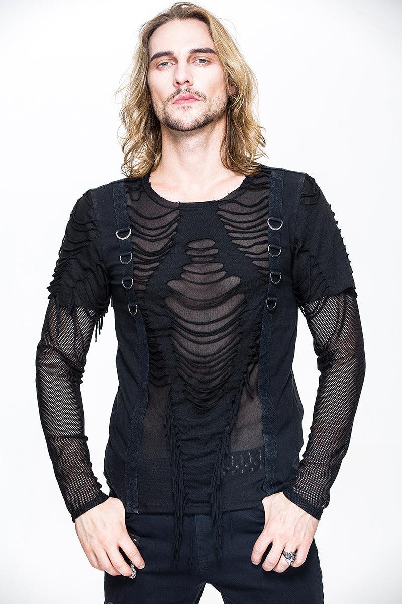 deathtrap-shredded-tattered-top-mens-tops-945086.jpg Deathtrap Shredded Tattered Top