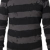 destroyer-stripe-gray-sweater-mens-outerwear-972476.jpg Destroyer Stripe Gray Sweater