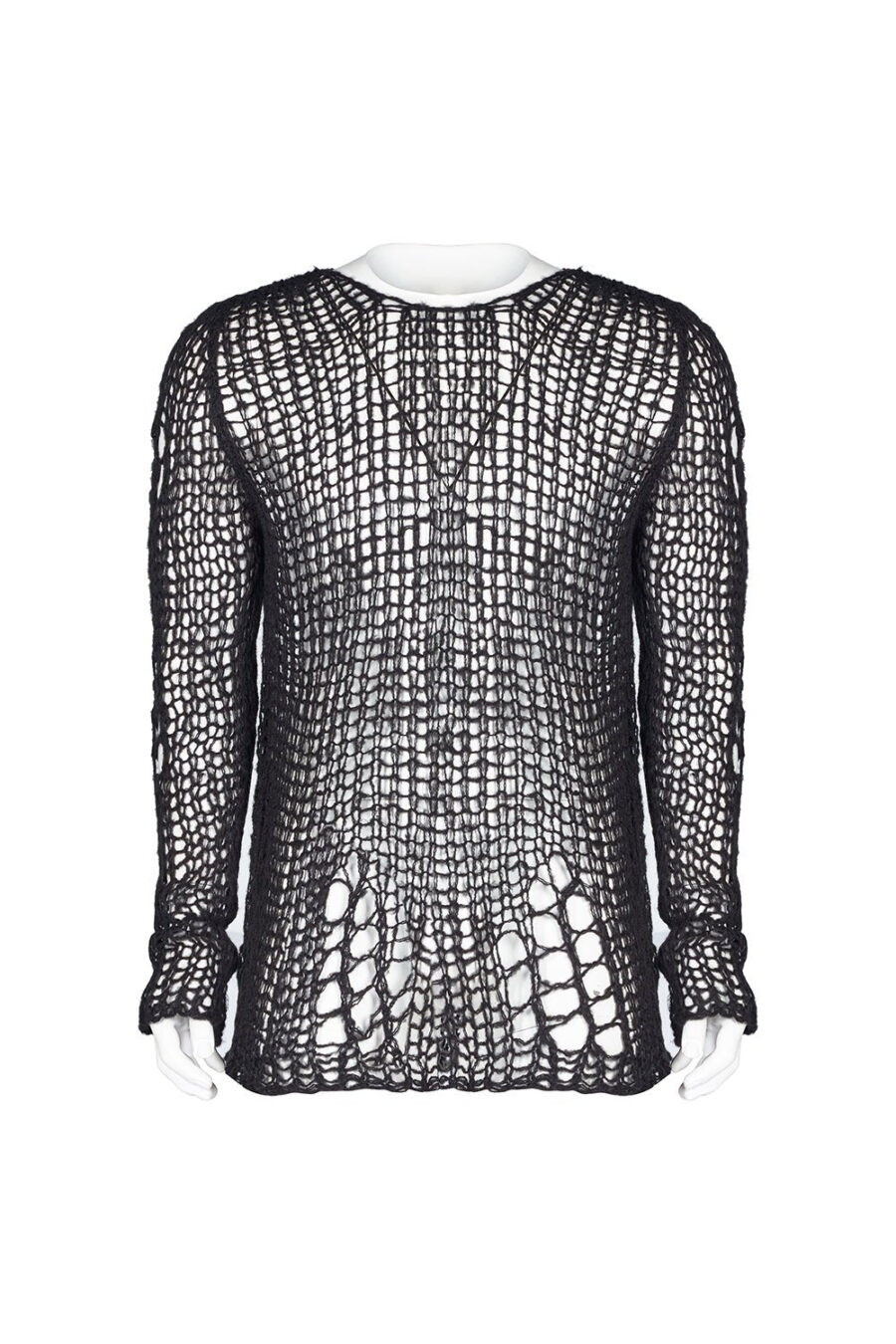 Doom Metal Shredded Sweater Top [Unisex]