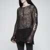 Doom Metal Shredded Sweater Top [Unisex]