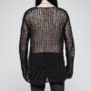 Doom Metal Shredded Sweater Top [Unisex]