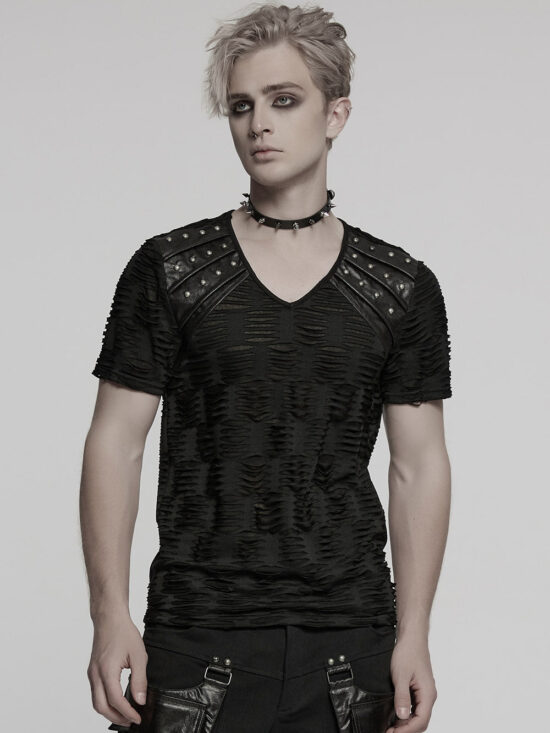 emo-clothes-mens.jpg Ruins Ripped Shirt