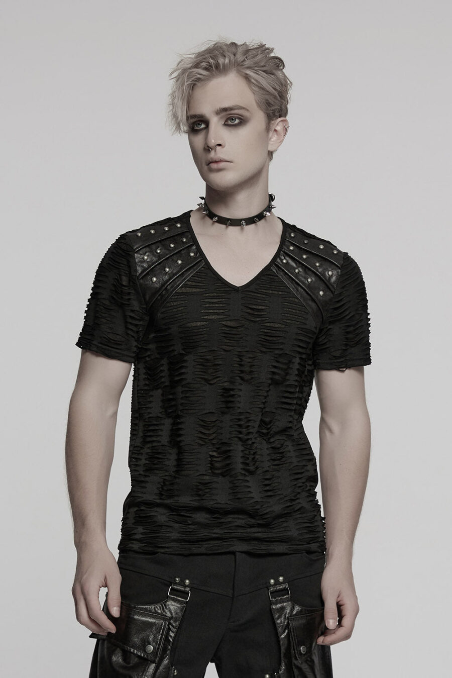 emo-clothes-mens.jpg Ruins Ripped Shirt
