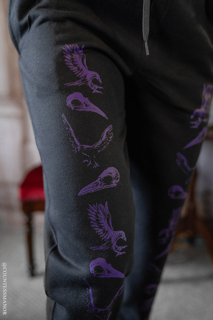 Nevermore Raven Joggers [PURPLE]