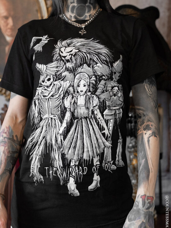 emo-clothes_9344804d-7841-4ad8-8163-c670b2ce9aca.jpg Dark Wizard of Oz T-shirt