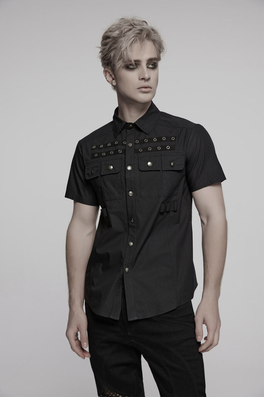 eyelet-shirt_118c2e44-be76-4113-b983-ac9c79bb41ca.jpg Grave Order Button Up Shirt