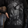 Monster Love: Frankenstein & Bride T-shirt [Graveyard Gray]