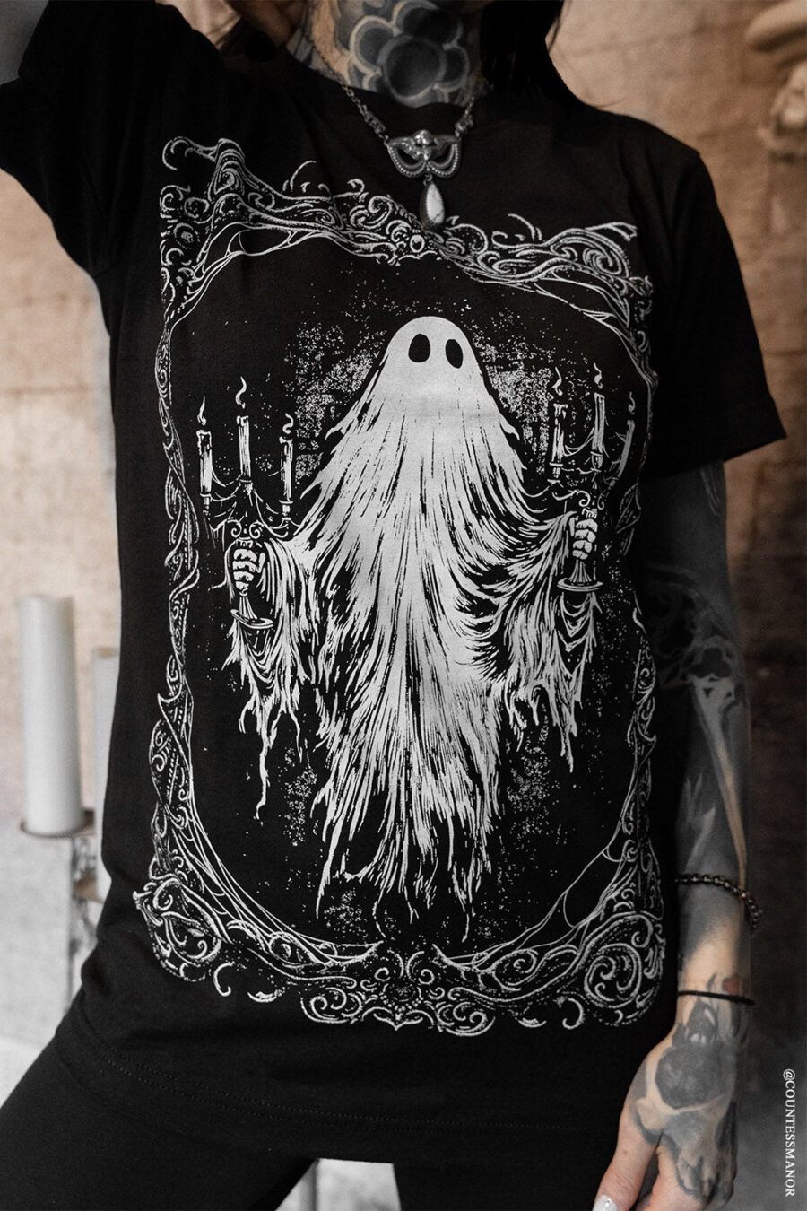 ghost-clothing_c627f2a3-c94b-4bba-95d2-bf1e038af1fc.jpg Ghost Haunting T-shirt