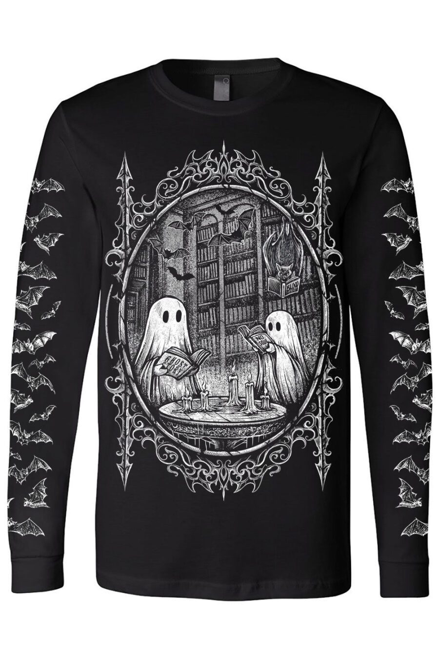 ghost-library-longsleeve_tshirt-bat-sleeves.jpg Ghost Stories T-shirt