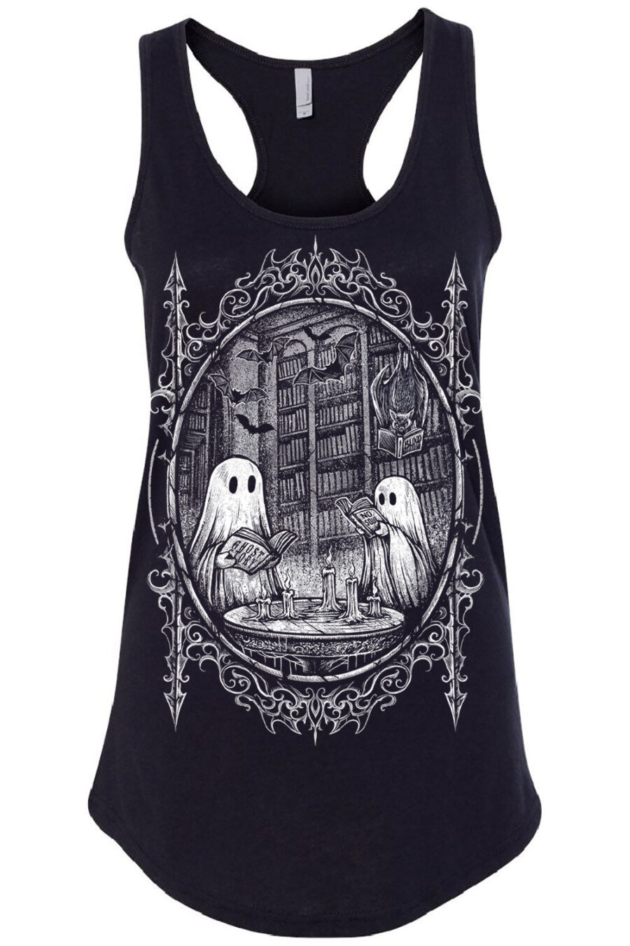 ghost-library-racerback_tank_black.jpg Ghost Stories T-shirt