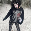 goth-sweater_e8df38c6-e447-4afb-9743-77079c5b5a09.jpg Bleeding Heart Skeleton Sweatshirt