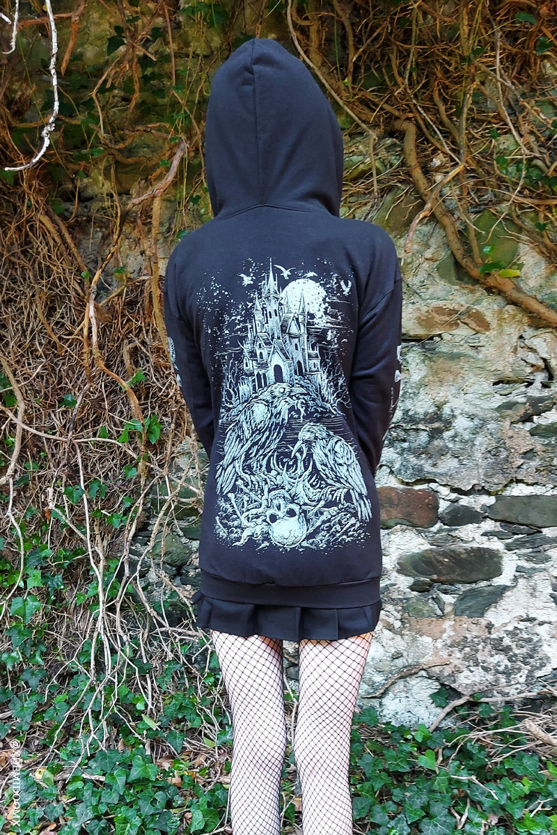 gothic-clothing_c48db09f-7ae4-4694-a252-c079d3fb7625.jpg Murder of Crows Hoodie