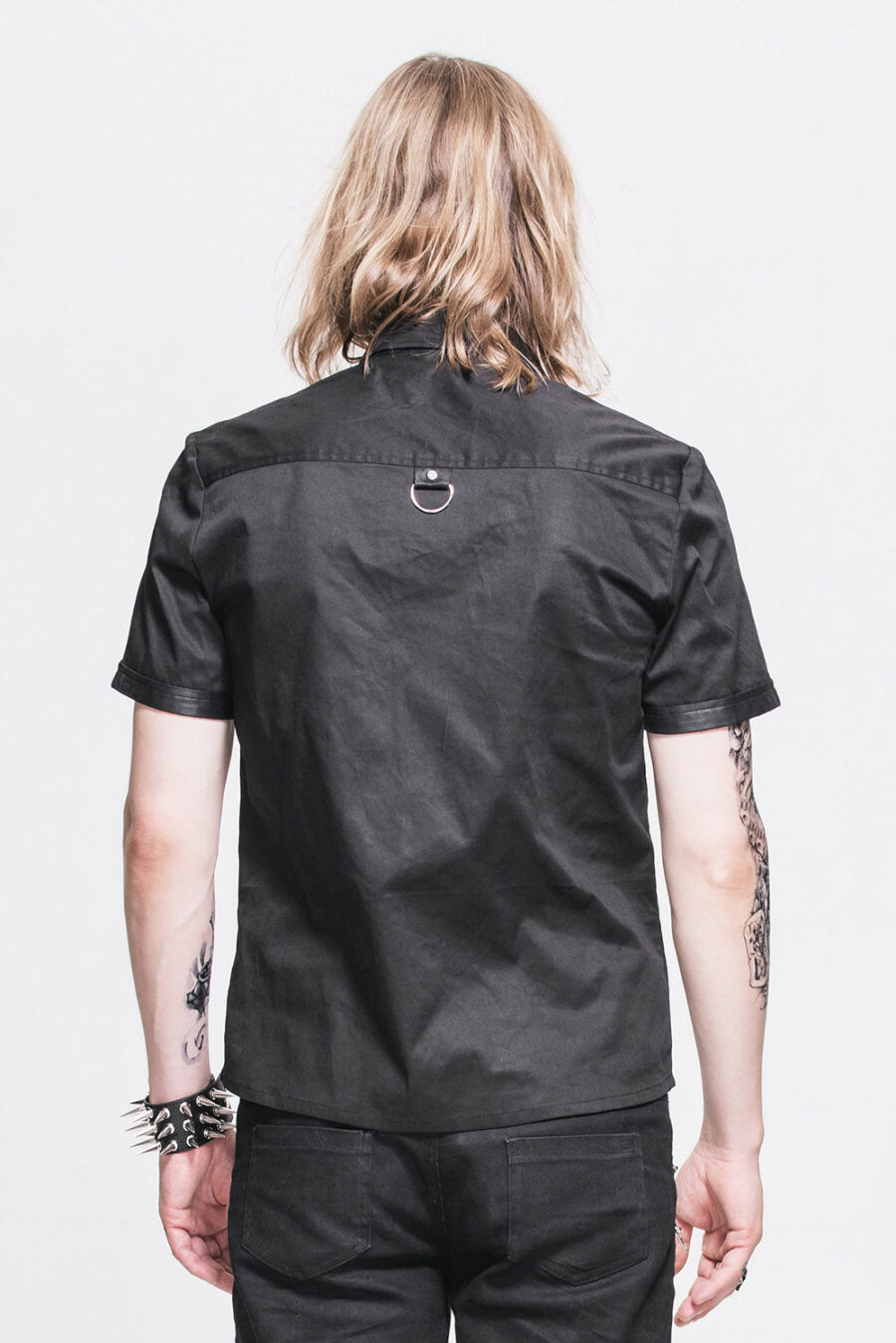 gothic-mens-clothes_43058aae-4c76-410c-9790-484040a8c622.jpg Black Knight Button Down Shirt