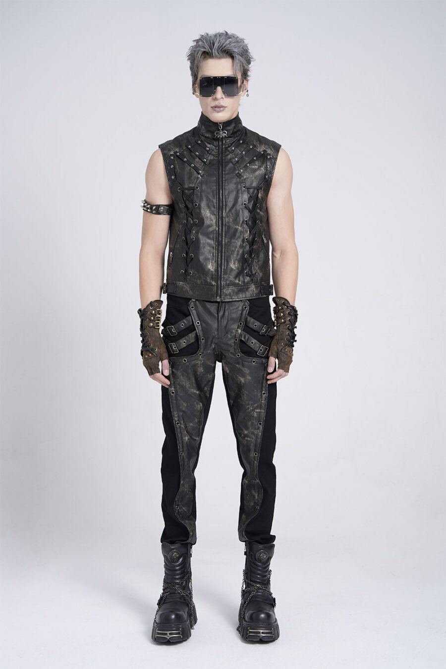 gothic-mens-waistcoat_8c5c0a25-bac6-4873-acad-4cde79cefc0e.jpg Phantom Rider Rugged Vegan Leather Vest