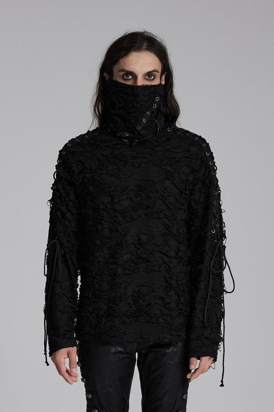 gothic-tops_45ccef1f-dd1e-48bb-9606-102bf5aa9ecf.jpg Black Death Tattered Mask Top