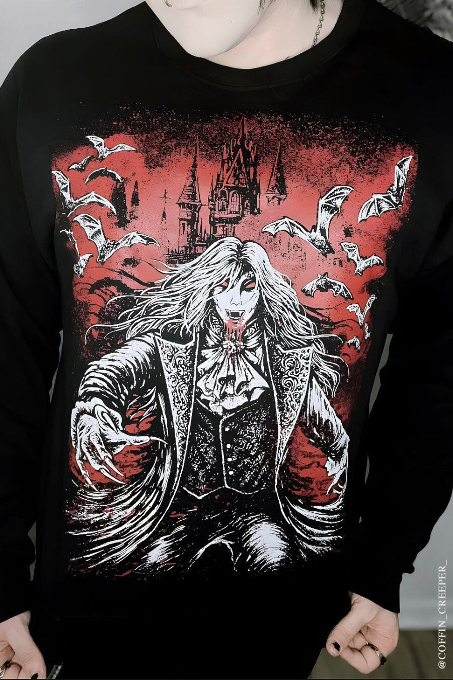 gothic-vampire-mens-clothing.jpg Vampire Bloodfeast Sweatshirt