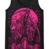 Graveyard Grim Reaper T-shirt [PINK]