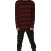 Grunge Blood Striped Sweater [Red/Black]