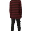 Grunge Blood Striped Sweater [Red/Black]