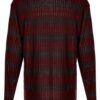 Grunge Blood Striped Sweater [Red/Black]