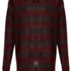 Grunge Blood Striped Sweater [Red/Black]