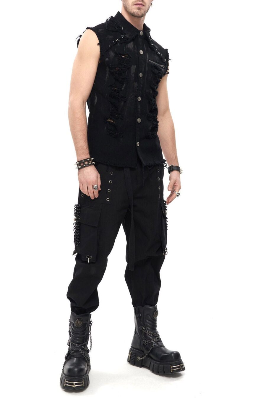industrial-punk-distressed-vest-mens-tops-947472.jpg Industrial Punk Distressed Vest