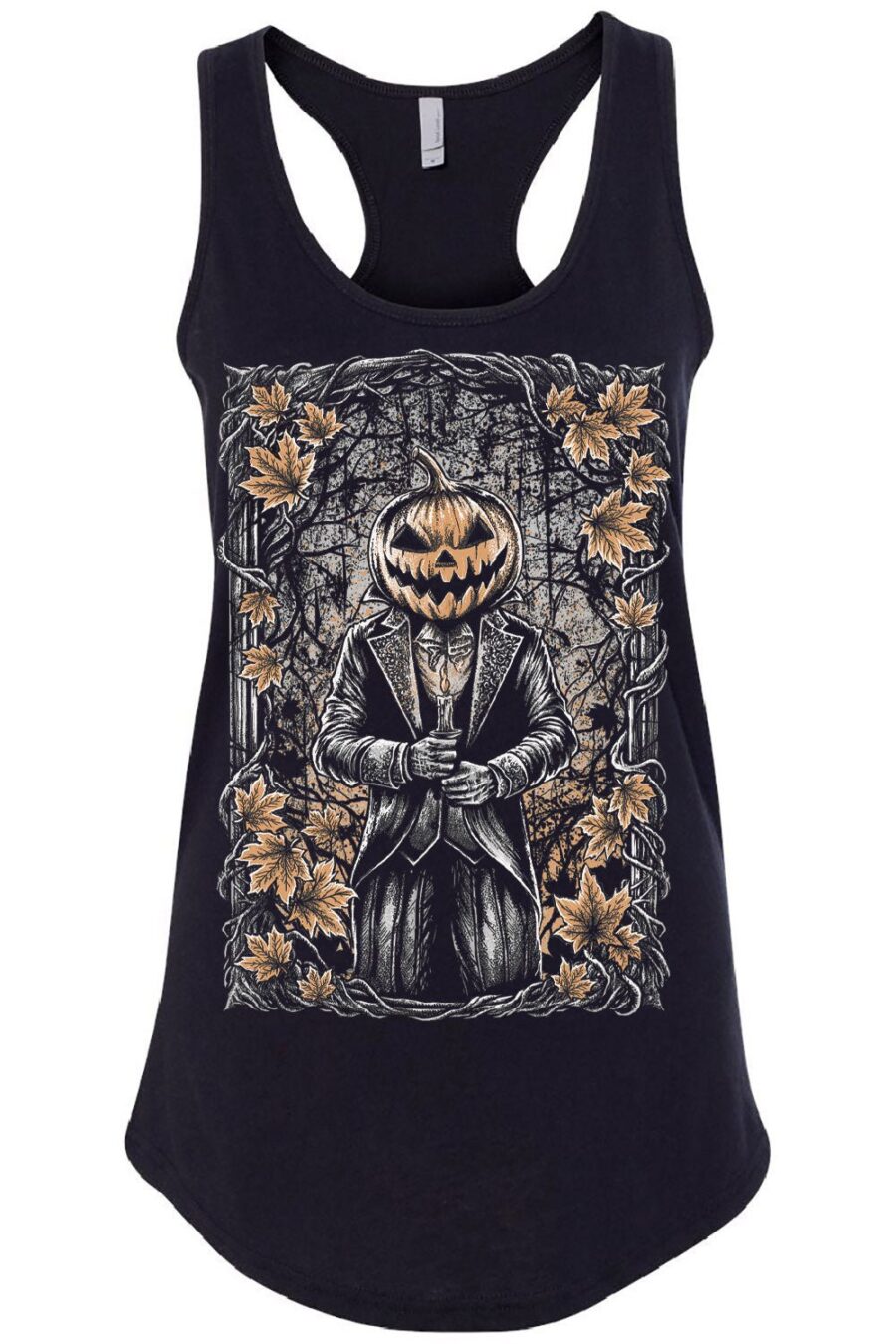 jack-o-lantern-gentleman-t-shirt-graphic-t-shirt-343458.jpg Jack-O-Lantern Gentleman T-shirt