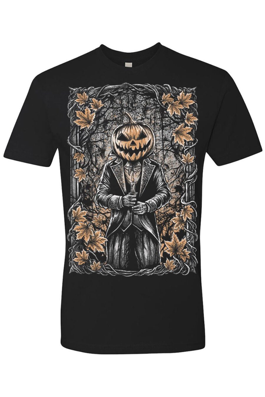 jack-o-lantern-gentleman-t-shirt-graphic-t-shirt-711303.jpg Jack-O-Lantern Gentleman T-shirt