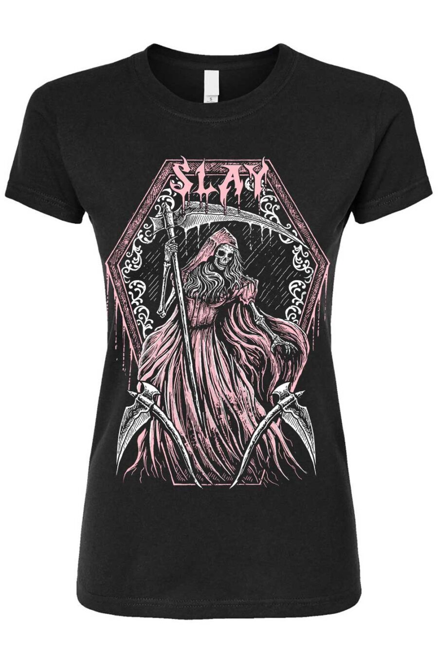 lady-grim-reaperwomens-tshirt.jpg Lady Grim Reaper T-shirt