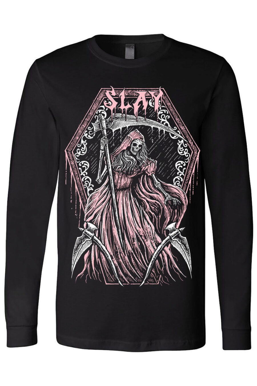 lady-reaper-longsleeve_tshirt.jpg Lady Grim Reaper T-shirt