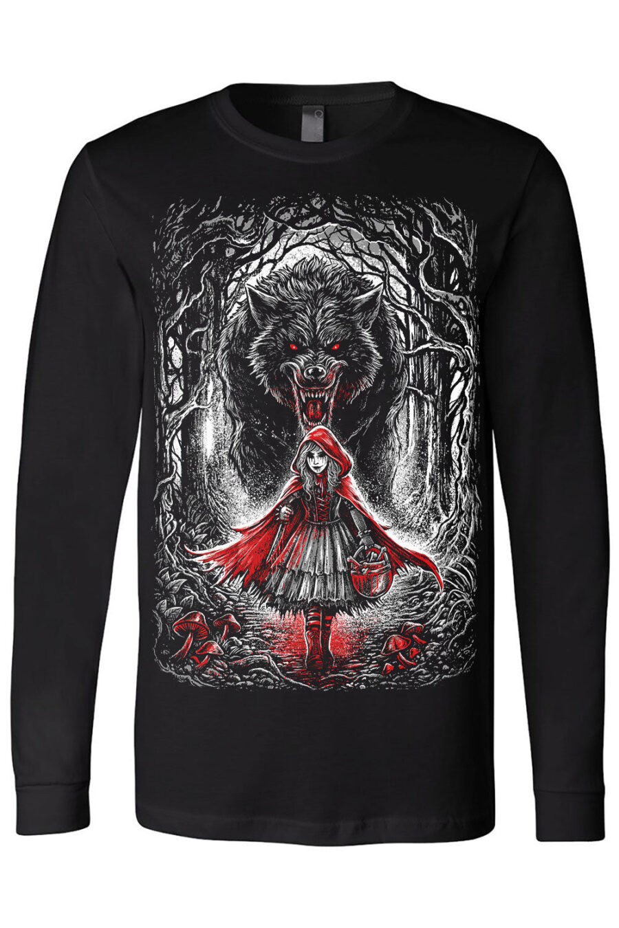 little-red-riding-hood-longsleeve_tshirt.jpg Little Dead Riding Hood T-shirt